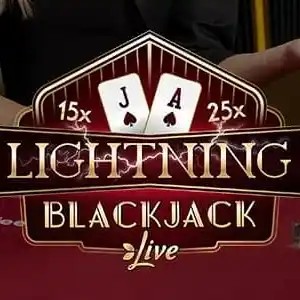 Official Live Dealer logo: Lightning Blackjack by Evolution at PSK